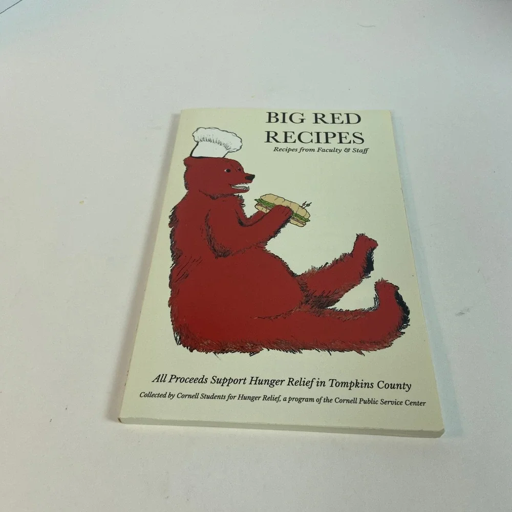 Cornell University Big Red Recipes Cookbook Faculty Staff 100 Recipes Ithaca NY